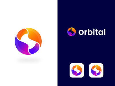 Orbital Logo booklet branding brochure club flyer corporate flyer design illustration logo ui vector