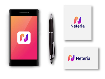 Neteria Logo booklet branding brochure club flyer corporate flyer design illustration logo ui vector