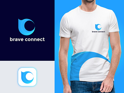 Brave Connect Logo Design