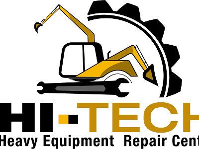 industrial logo graphic design heavy equipment logo logo modern logo repair industries