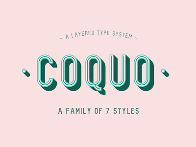 Coquo - Typeface