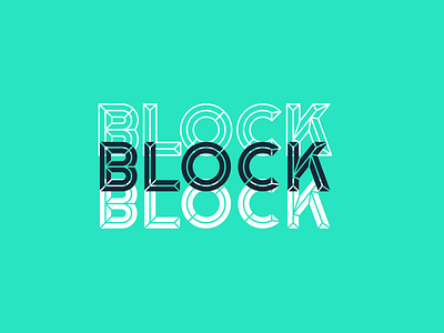 Block - Typeface
