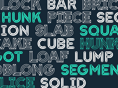 Block - Typeface font font design font family fonts new typeface typographic typography vintage