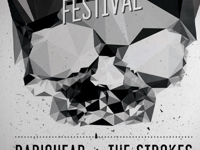 Black 7 White Flyer envato festival flyer graphicriver poster rock