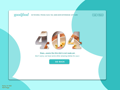 Daily UI 008 • 404 Page 008 404 404 error 404 error page 404page daily100challenge dailyui dailyui008 dailyuichallenge design interface sketch ui uiux ux web webdesign
