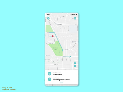 Daily UI 020 • Location Tracker