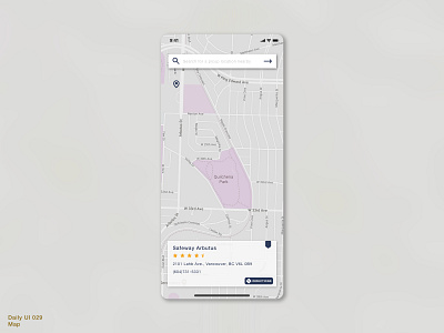 Daily UI 029 • Map