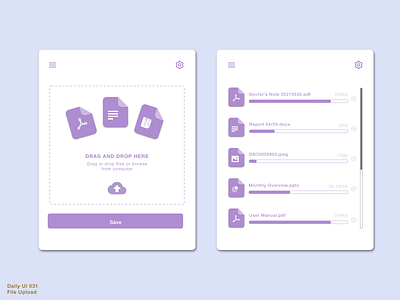 Daily UI 031 • File Upload 031 daily100 daily100challenge dailyui dailyui031 dailyuichallenge design draganddrop file fileupload interface interfacedesign sketch ui uidesign uiux upload uploaddesign uploader uploading