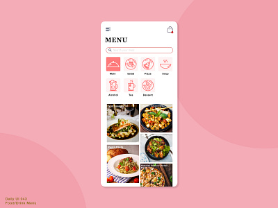 Daily UI 043 • Food/Drink Menu