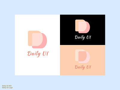 Daily UI 052 • Daily UI Logo 052 branding brandlogo daily100 daily100challenge dailyui dailyui052 dailyuichallenge dailyuilogo design logo logodesign sketch ui uiux vector