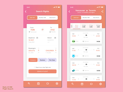Daily UI 068 • Flight Search 068 card daily100 daily100challenge dailyui dailyui068 dailyuichallenge design flight flight booking flight searchh flight ticket interfacedesign product search simple sketch ui uiux