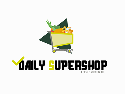 supershop logo adobe adobe illustrator advertising branding creative creative logo design graphic graphic design groceries illustration logo marketing photoshop