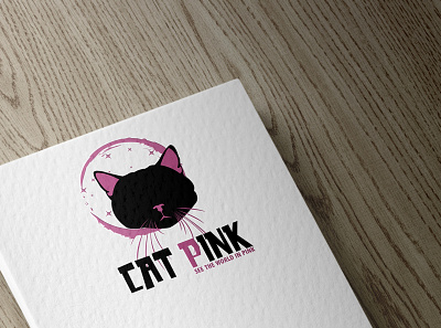 Cat Pink adobe photoshop advertising branding creative design graphic graphic design graphicdesigner illustration logo product