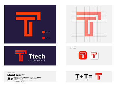 Ttech IT Institute logo Design institute logo desugn logo design logodesign ttech it institute logo design ttech it institute logo design