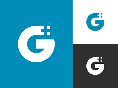 G Letter Logo eye catching g letter g letter logo g logo g mark lettermark modern logo negative space negative space logo