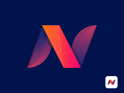 N  Letter logo