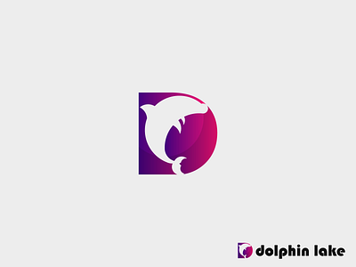 dolphin lake logo best logo best shot creative logo dolphin logo dribbble best shot logo logo design logo maker logos minimal minimalist logo modern modern logo negative space logo new