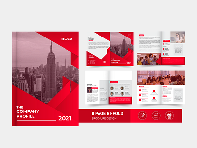 8 page corporate brochure