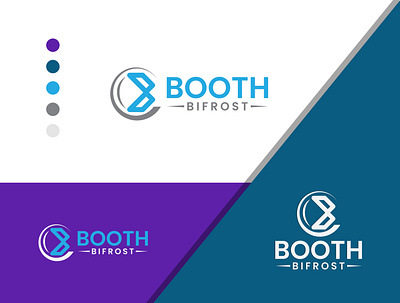 B Booth logo eyecatching fintech logodesign modern simple