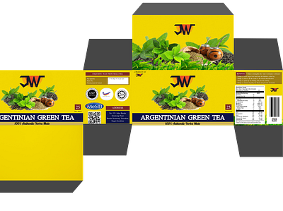 jw tea box design