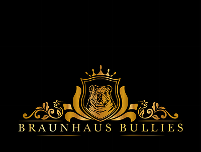 American Bullies logo bullies coat of arms dog logo heraldic logo logo design