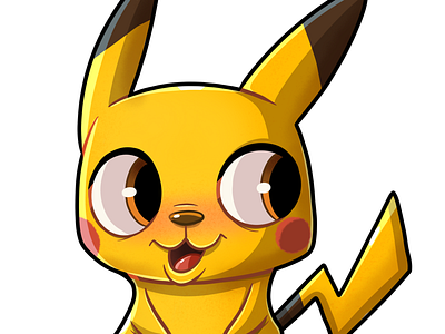Pika pika cute drawing pikachu pokemon pokemongo procreate yellow