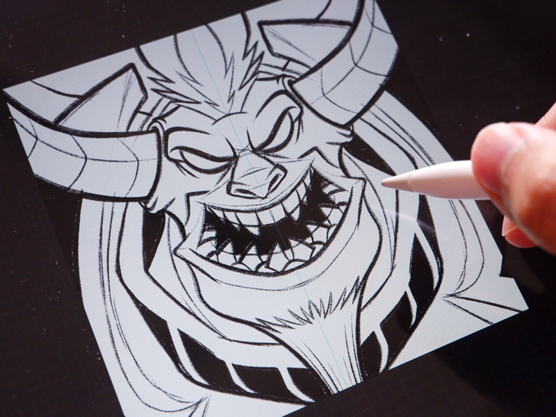 Daily sketch fantasy monster digital art illustration procreate pencil drawing doodle sketch