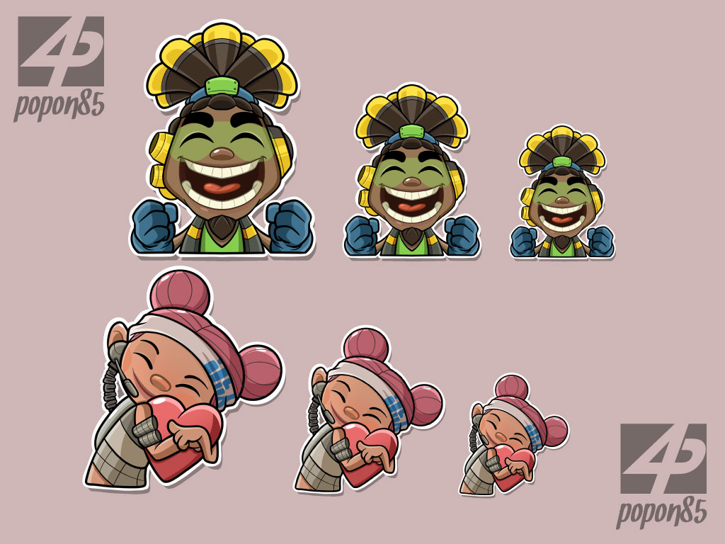 Lucio And Lifeline Emotes By Adrian Pontoh On Dribbble