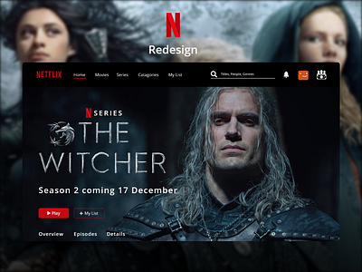 Netflix UI Redesign