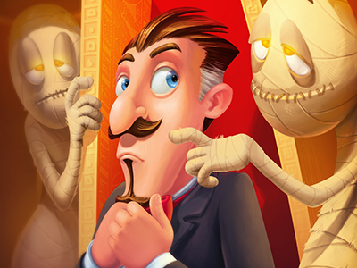 Museumman character design game art illustration