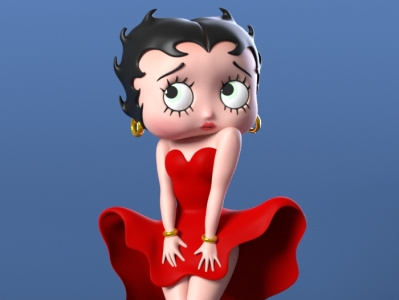 Betty Boop 3d 3d animation animation arnoldrender character maya photoshop sculpt zbrush