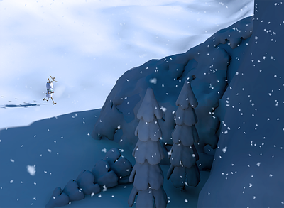 High Hopes 3d 3d animation 3d art 3d artist animation character characterdesign maya modeling snow snowman