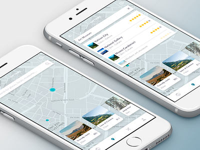 Trip Planner - Search Results app clear concept filter iphone itinerary planner search sketch travel trip ui