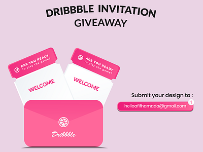 Dribbble Invitation draft dribbble best shot dribbble invite flat design flat illustration invitation player