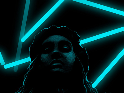 Fashion neon illustration