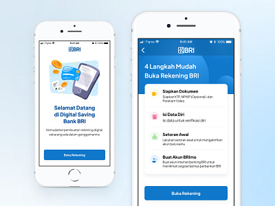 BRI Digital Saving - Onboarding page