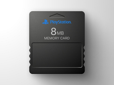 Playstation 2 - Memory Card branding design icon interaction logo ui user interface