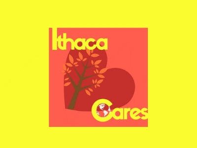 Ithaca Cares design graphic design icon illustration logo typography ui ux