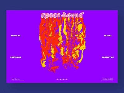 Funk Theme adobexd design illustration mockup prototype typography ui ux web website design