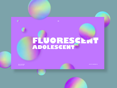 Fluorescent Adolescent adobexd bubbles design graphic design holographic illustration iridescent mockup typography ui ux vector webdesign website website design