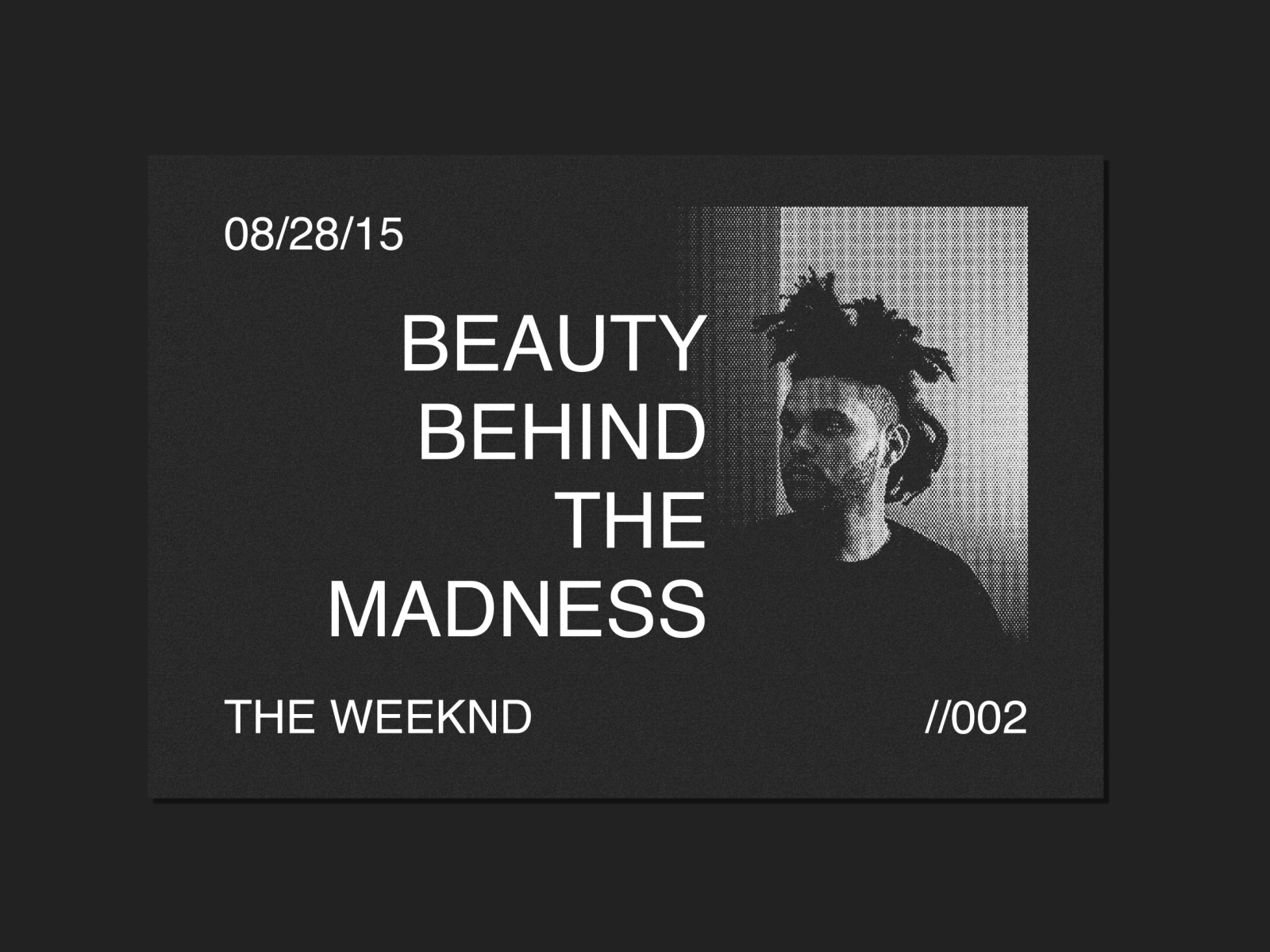 The Weeknd Beauty Behind The Madness Cover HD phone wallpaper  Pxfuel