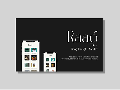 Raag - An conceptual app for Hindustani music lovers