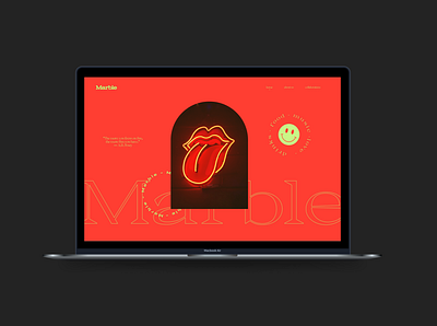 Marble - a website mockup adobexd branding design figma graphic design illustration logo mockup prototype typography ui ux vector website website design website mockup