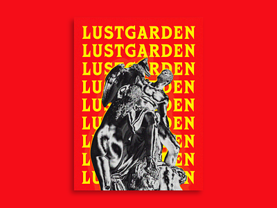Lustgarden - Berlin berlin design graphic design heatmap illustration lustgarden photoshop poster poster design sculpture typography vector