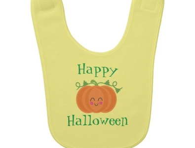 Happy Halloween Bib baby bib halloween pumpkin