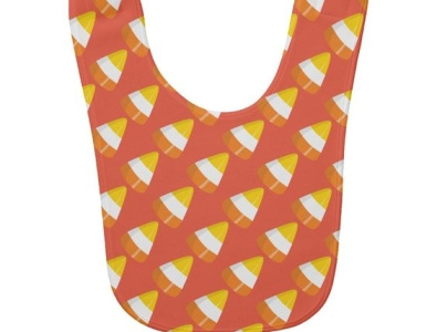 Candy corn bib baby bib candycorn halloween zazzle