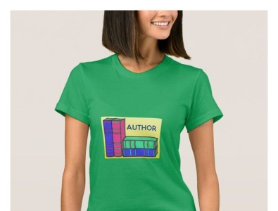 Author T-shirt author book books writer writing zazzle
