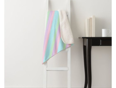 Pretty Pastel Sherpa Blanket blanket blankets color colorful cozy housewarming pastel sherpa warm zazzle