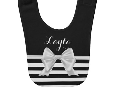 black and white bibs