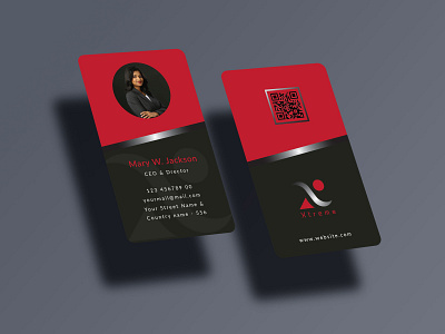 Creative Vertical Business Card